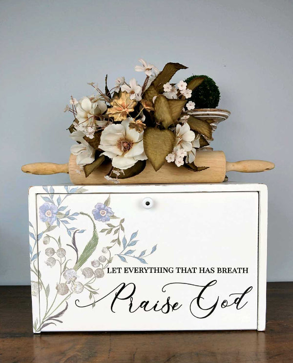 NEW! SCRIPTURE Redesign Transfer (3 sheets, each 15.24cm x 30.48cm) - Rustic Farmhouse Charm