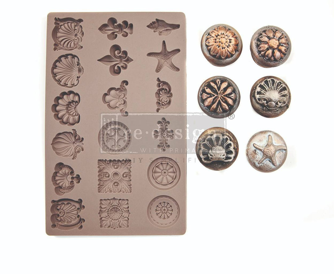 SEASHORE TREASURES Redesign Mould - Rustic Farmhouse Charm