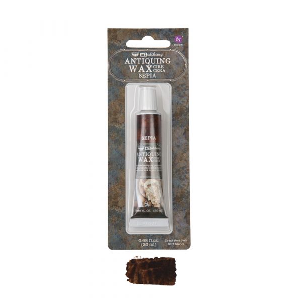 SEPIA Finnabair Antiquing Wax (Art Alchemy) - Rustic Farmhouse Charm