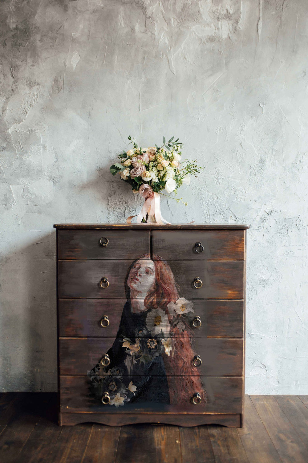NEW! SERENE THOUGHT Redesign A1 Decoupage Fibre Paper (59.44cm x 84.07cm) - Rustic Farmhouse Charm
