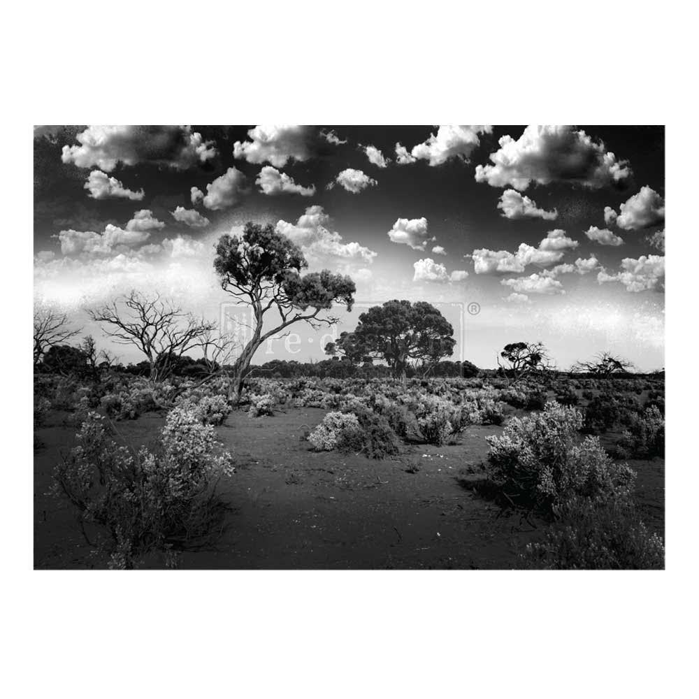 NEW! SERENE WILDERNESS Redesign A1 Decoupage Fibre Paper (59.44cm x 84.07cm) - Rustic Farmhouse Charm