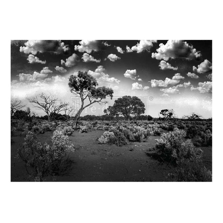 NEW! SERENE WILDERNESS Redesign A1 Decoupage Fibre Paper (59.44cm x 84.07cm) - Rustic Farmhouse Charm