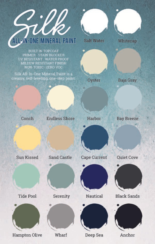 Dixie Belle Silk Mineral Paint - CAPE CURRENT (473ml,16oz) - Rustic Farmhouse Charm