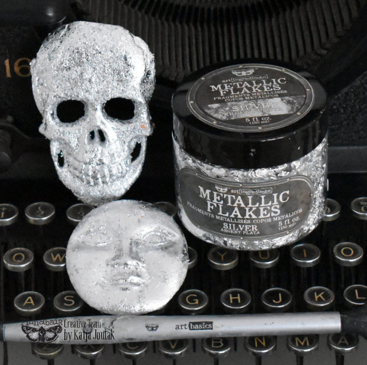 SILVER Metallic Flakes (Art Ingredients) 30g - Rustic Farmhouse Charm