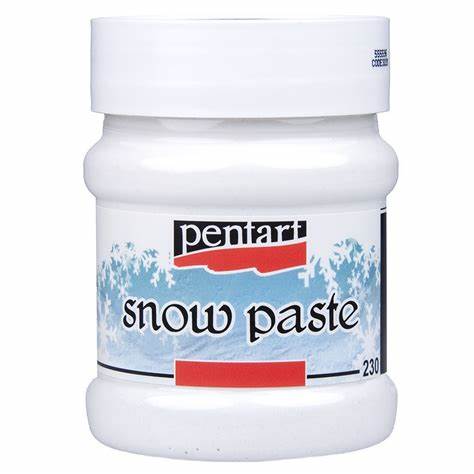 SNOW PASTE by Pentart 230ml - Rustic Farmhouse Charm