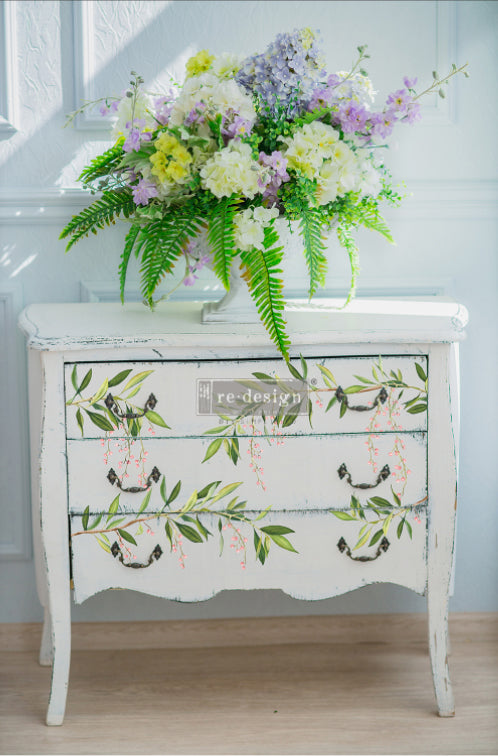 SPRING BRANCH Redesign Transfer (60.96cm x 88.9cm) - Rustic Farmhouse Charm