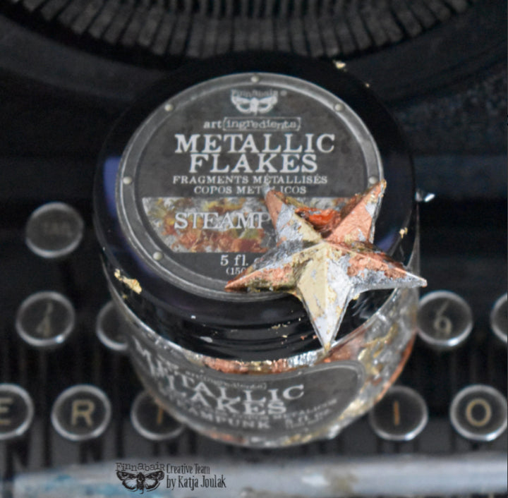 STEAMPUNK Metallic Flakes (Art Ingredients) 30g - Rustic Farmhouse Charm