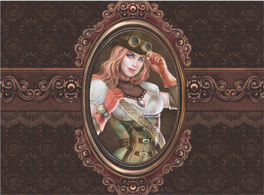Decoupage Tissue Paper - Steampunk Sexy Lady (43.18cm x 58.42cm) - Rustic Farmhouse Charm