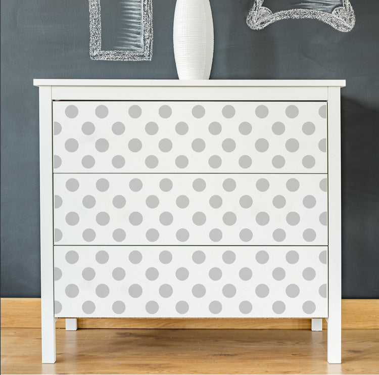 MULTI-LARGE DOT Stick & Style Stencil Roll (Design size 15.24cm x 274cm) - Rustic Farmhouse Charm