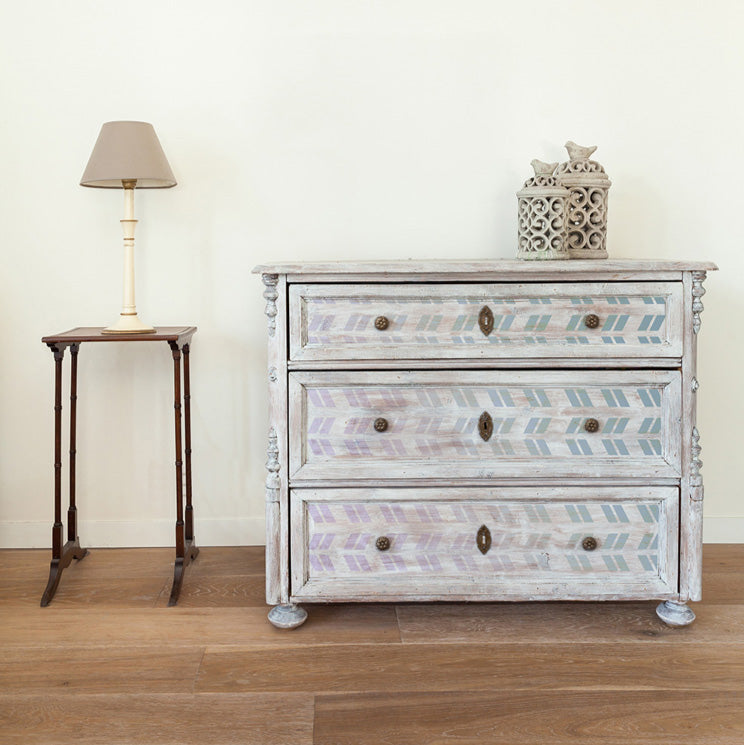 MODERN ARROWS Stick & Style Stencil Roll (Design size 15.24cm x 274cm) - Rustic Farmhouse Charm