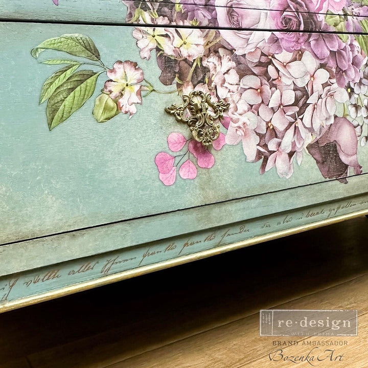 NEW! Redesign Maxi Transfer - SWEET NOTES (2 sheets, each 30.48cm x 30.48cm) - Rustic Farmhouse Charm