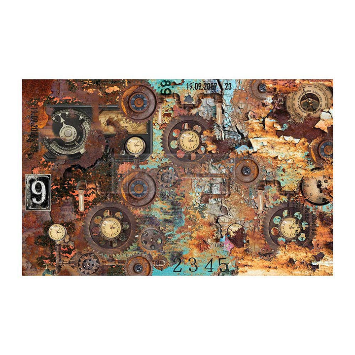 NEW! TARNISHED PARTS Redesign Decoupage Tissue Paper 48.26cm x 76.2cm - Rustic Farmhouse Charm