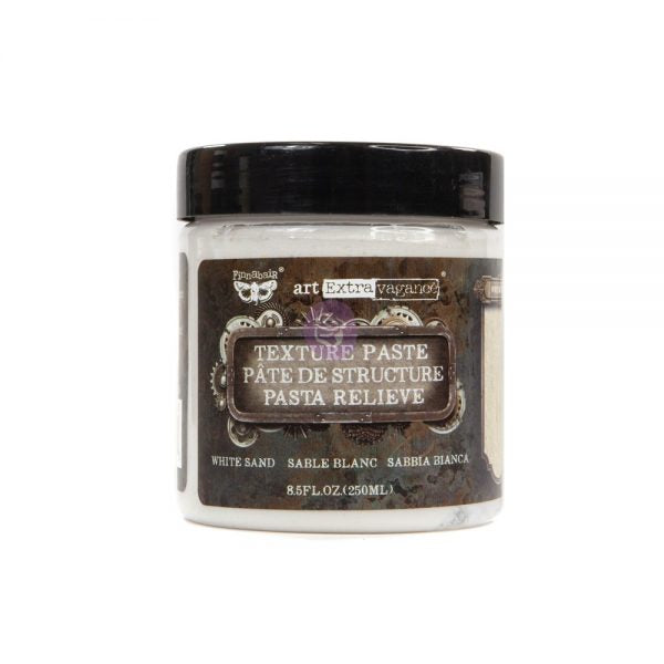 WHITE SAND Texture Paste by Finnabair (Art Extravagance) 8.5oz (250ml) - Rustic Farmhouse Charm