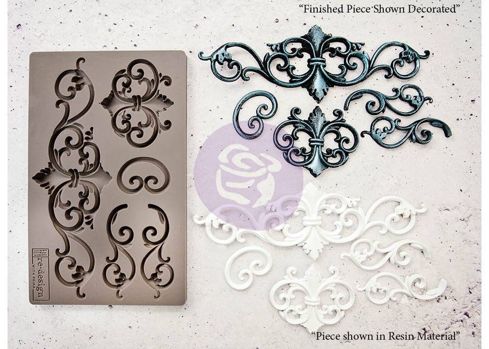 Redesign Mould - TILLDEN FLOURISH - Rustic Farmhouse Charm