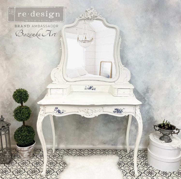 TOILE Redesign Transfer (3 sheets, each 15.24cm x 30.48cm) - Rustic Farmhouse Charm