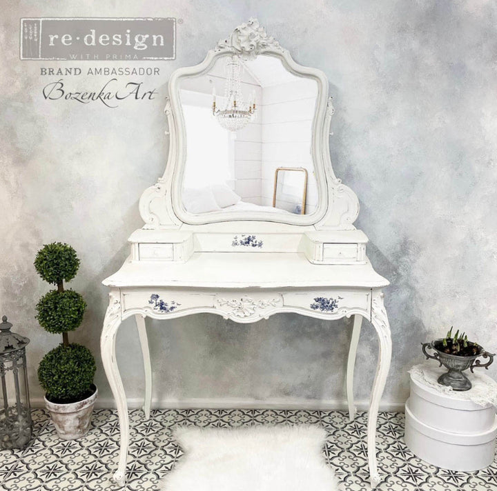 TOILE Redesign Transfer (3 sheets, each 15.24cm x 30.48cm) - Rustic Farmhouse Charm