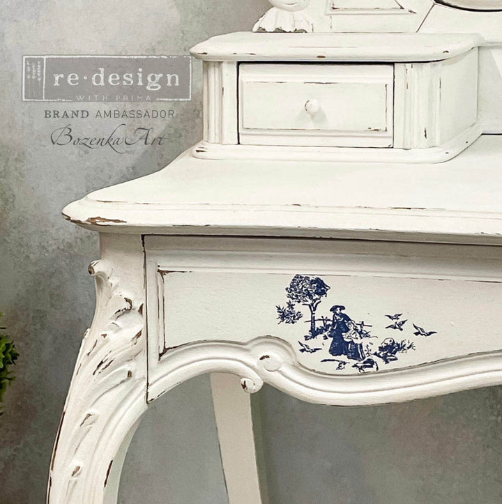 TOILE Redesign Transfer (3 sheets, each 15.24cm x 30.48cm) - Rustic Farmhouse Charm