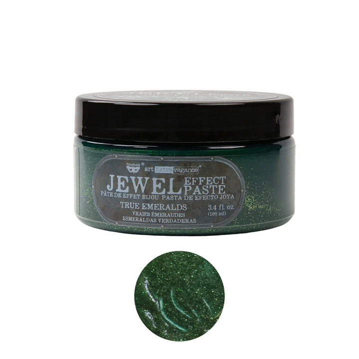 TRUE EMERALDS Jewel Texture Paste 100ml - Rustic Farmhouse Charm