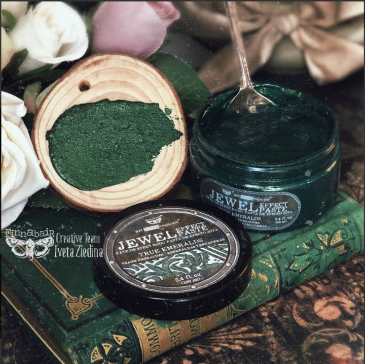 TRUE EMERALDS Jewel Texture Paste 100ml - Rustic Farmhouse Charm