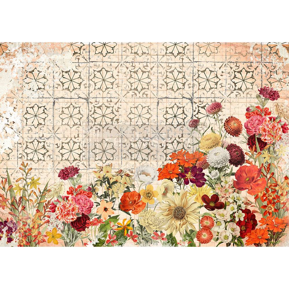 TWILIGHT FIELD Redesign Rice Paper 29.2cm x 41.3cm - Rustic Farmhouse Charm
