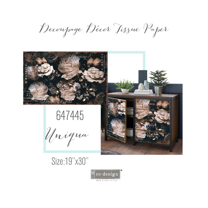 UNIQUA Redesign Decoupage Paper (76.2cm x 48.26cm) - Rustic Farmhouse Charm