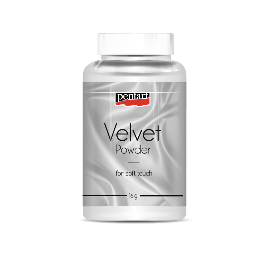 WHITE Velvet Powder by Pentart 16g - Rustic Farmhouse Charm