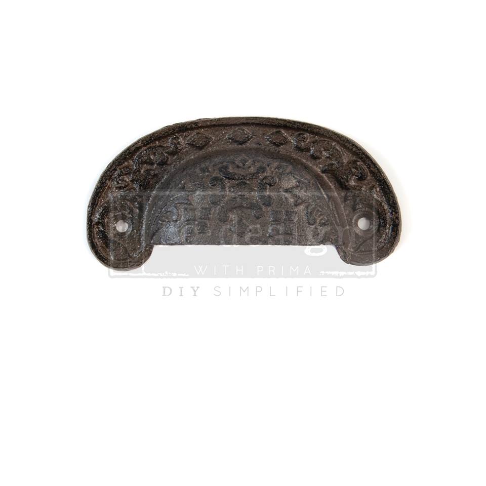 Redesign Cast Iron Pull - VESTA REGAL 10cm x 4.8cm - Rustic Farmhouse Charm
