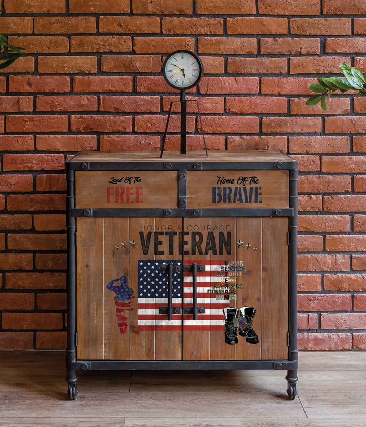 NEW! VETERAN Redesign Middy Transfer (3 sheets, each 21.59cm x 27.94cm) - Rustic Farmhouse Charm