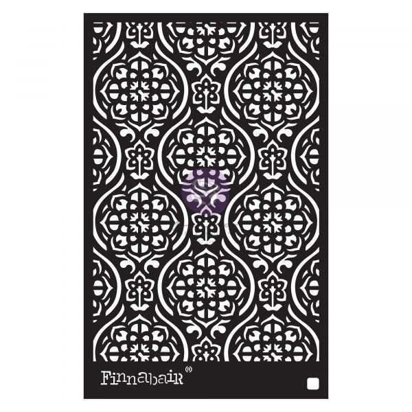 VICTORIAN TILES Redesign Stencil 9" x 13.5" - Rustic Farmhouse Charm