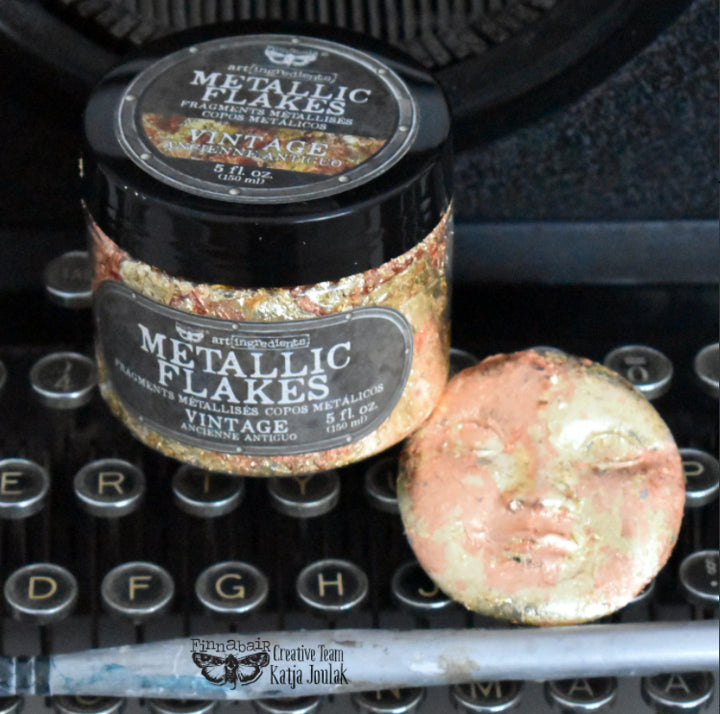 VINTAGE Metallic Flakes (Art Ingredients) 30g - Rustic Farmhouse Charm