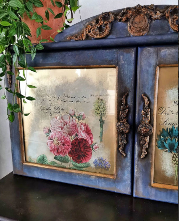 VINTAGE BOTANICAL Redesign Transfer (111.76cm x 76.2cm) - Rustic Farmhouse Charm