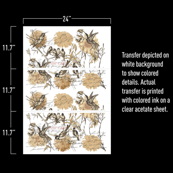 VINTAGE RUSTIC Redesign Transfer (60.96cm x 88.9cm) - Rustic Farmhouse Charm