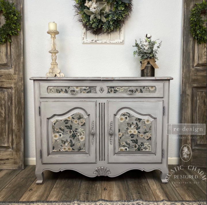 NEW! VINTAGE WALLPAPER Redesign Decoupage Tissue Paper 48.26cm x 76.2cm - Rustic Farmhouse Charm