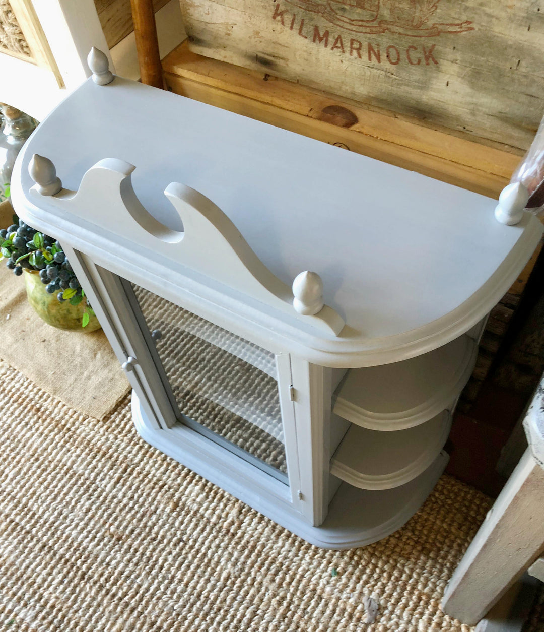 Small Wall Cabinet - Rustic Farmhouse Charm