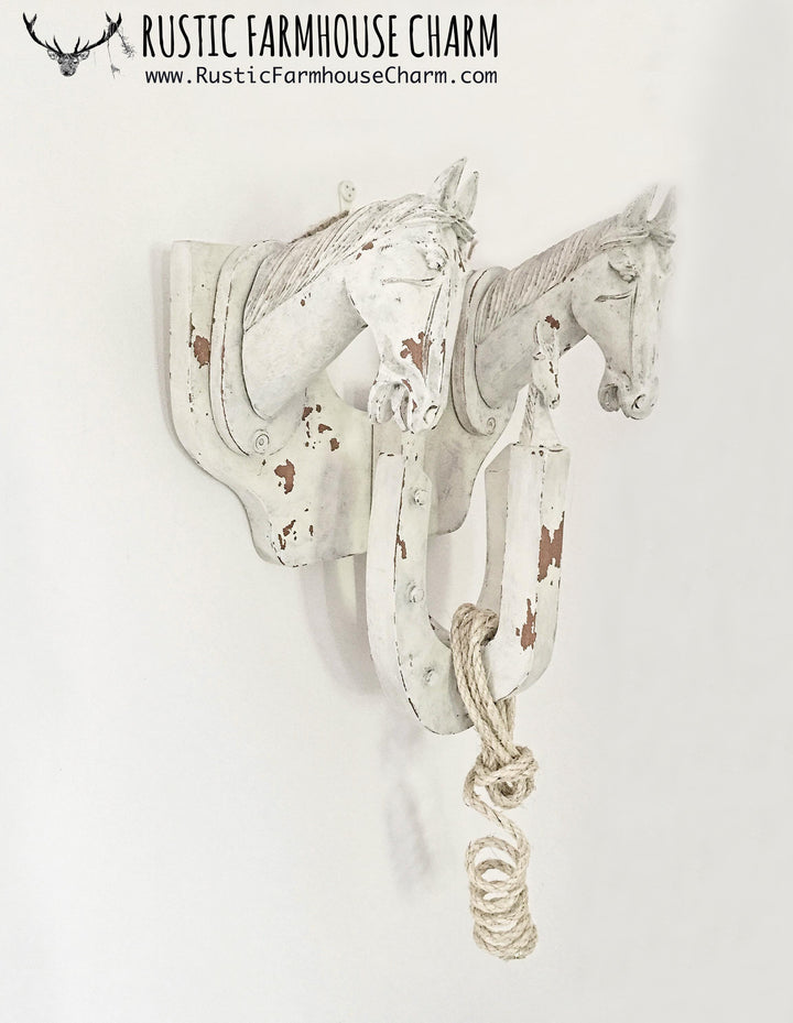 Farmhouse Horse Rack - Rustic Farmhouse Charm