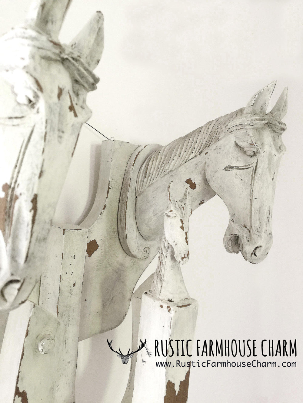 Farmhouse Horse Rack - Rustic Farmhouse Charm