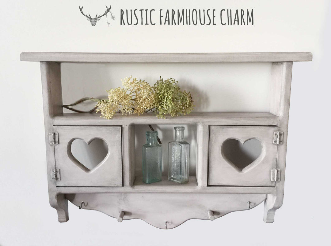 Sweetheart Apple Gap Wall Shelves - Rustic Farmhouse Charm