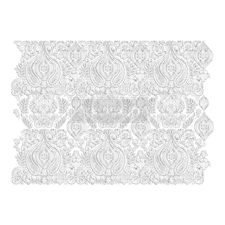 NEW! WHITE ENGRAVING Redesign Transfer (60.96cm x 88.9cm) - Rustic Farmhouse Charm