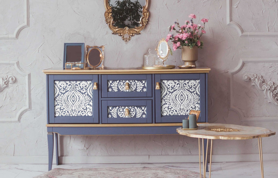 NEW! WHITE ENGRAVING Redesign Transfer (60.96cm x 88.9cm) - Rustic Farmhouse Charm