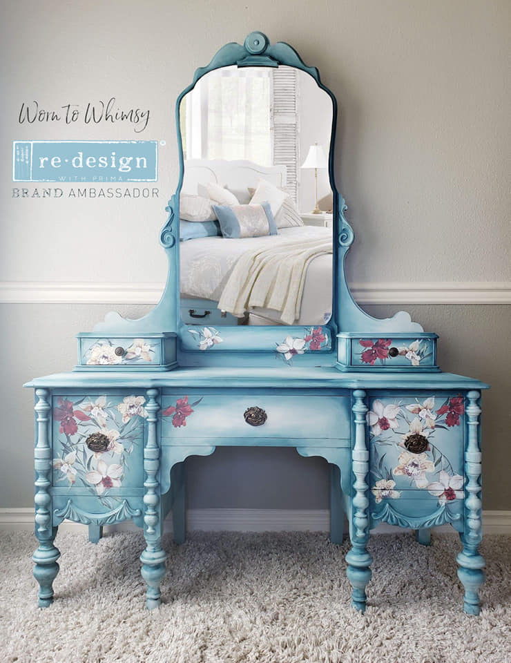 WILDFLOWERS Redesign Transfer (68.58cm x 58.42cm) - Rustic Farmhouse Charm