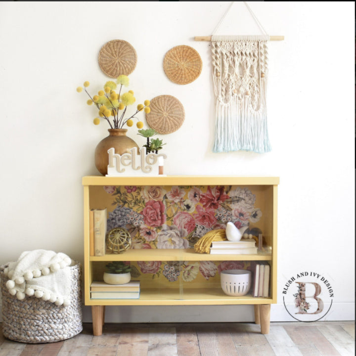 WONDROUS FLORAL II Redesign Transfer 86.36cm x 60.96cm - Rustic Farmhouse Charm