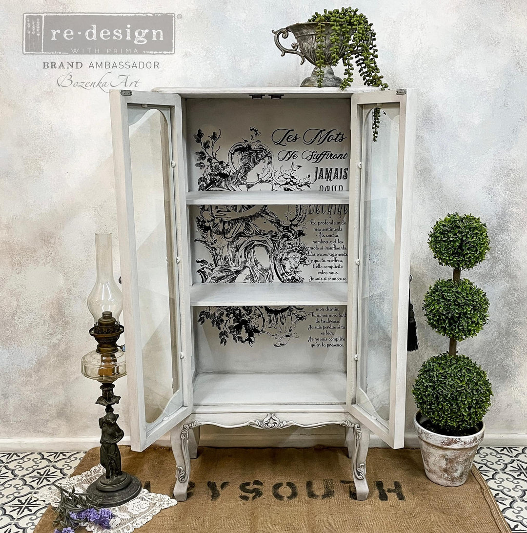 NEW! YOUTH FOUNTAIN Redesign Transfer (60.96cm x 88.9cm) - Rustic Farmhouse Charm