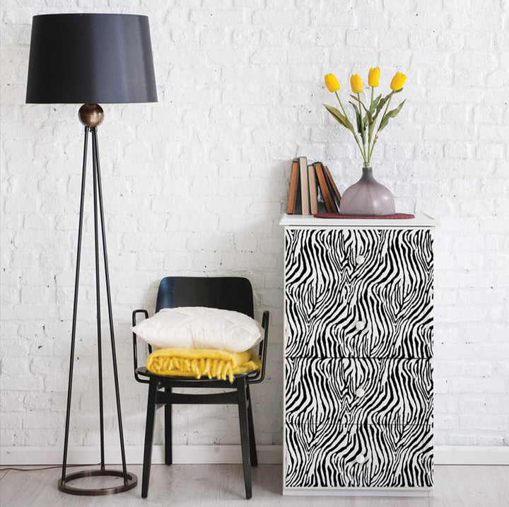 ZEBRA Redesign Transfer (81.28cm x 60.96cm) - Rustic Farmhouse Charm