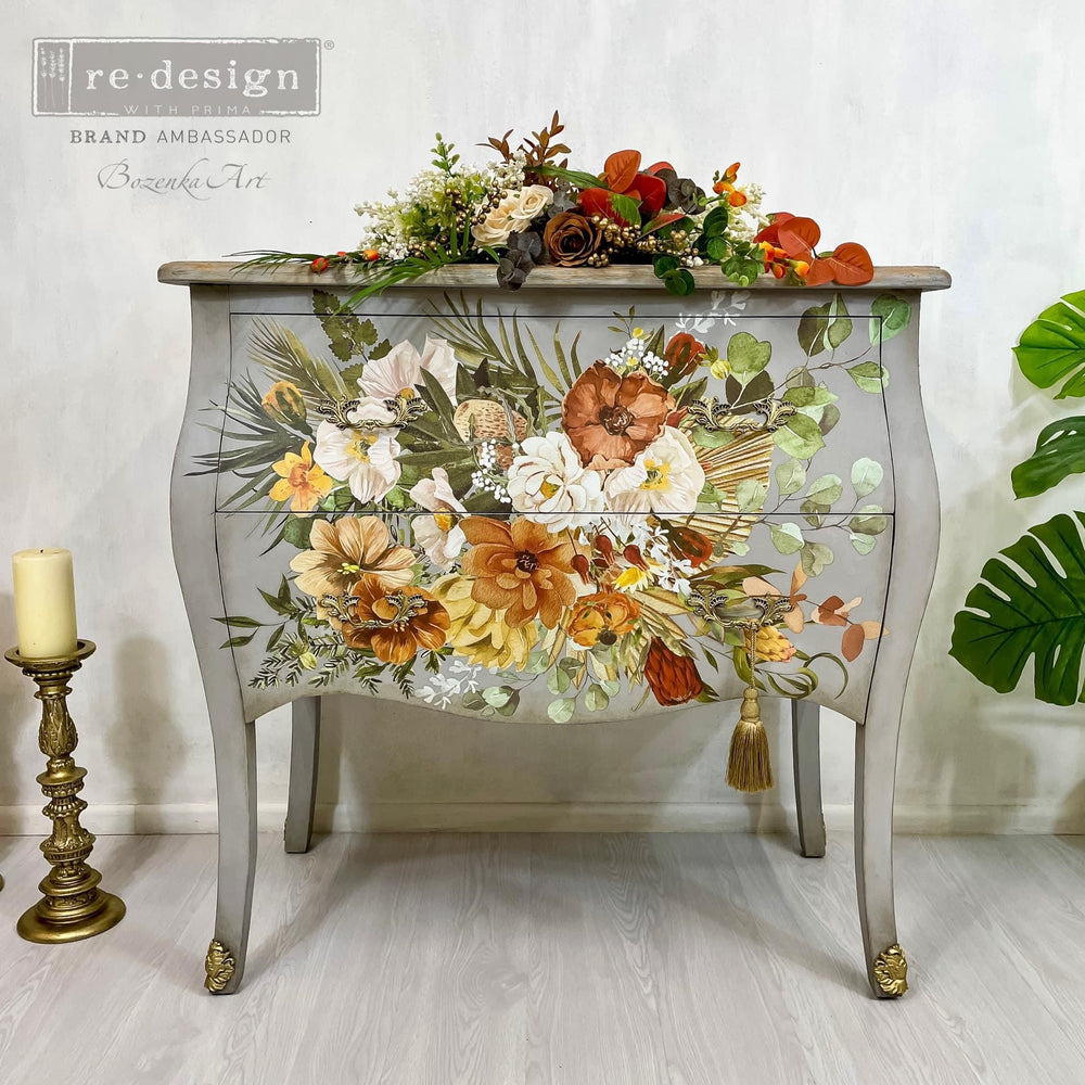 NEW! KACHA ELEGANT NEUTRALS Redesign Transfer (60.96cm x 88.9cm) - Rustic Farmhouse Charm