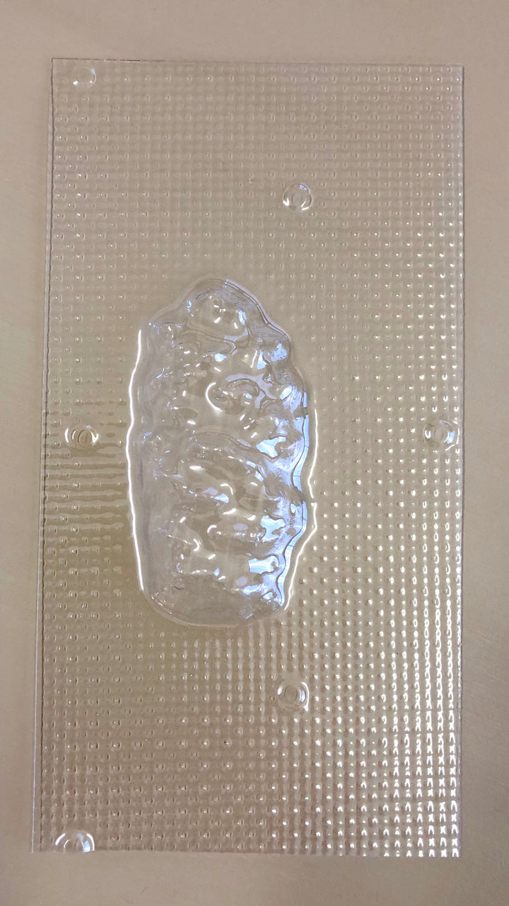 Pine Branch and Mold Plaster Stencil by Victoria Larsen - Rustic Farmhouse Charm