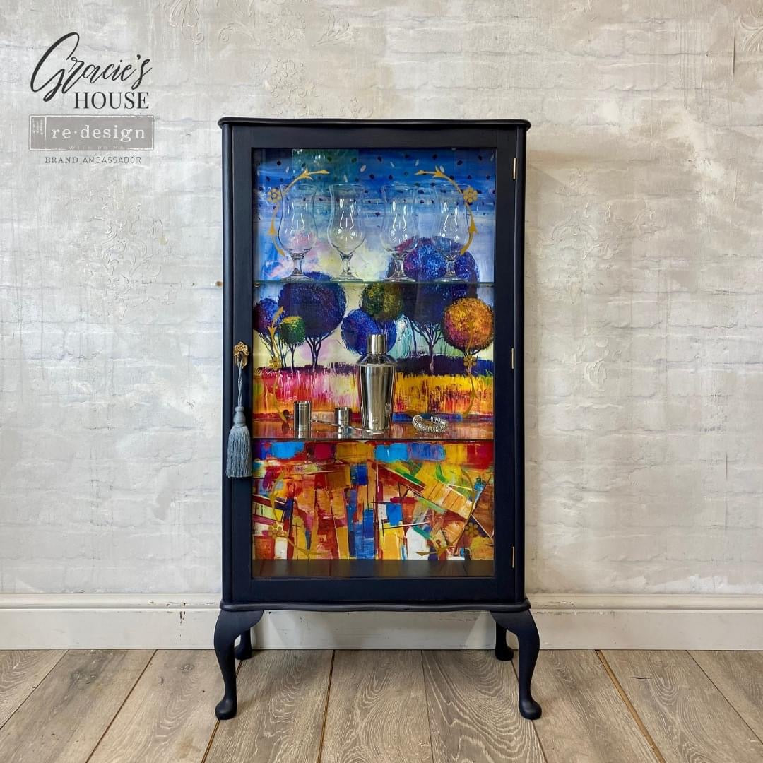 NEW! EXPRESSIVE TREES Redesign A1 Decoupage Rice Paper (59.44cm x 84.07cm) - Rustic Farmhouse Charm