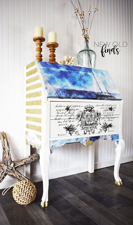 PARISIAN LETTER Redesign Transfer 60.96cm x 78.74cm - Rustic Farmhouse Charm