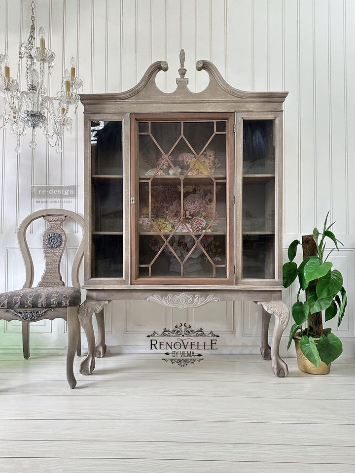 NEW! Redesign Transfer - WOODLAND FLORAL (88.9cm x 60.96cm) - Rustic Farmhouse Charm