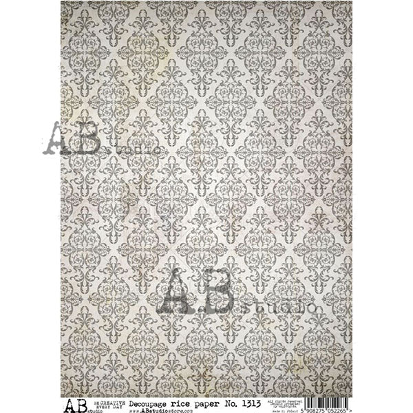 ABstudio Rice Paper - 1313 (A4) - Rustic Farmhouse Charm