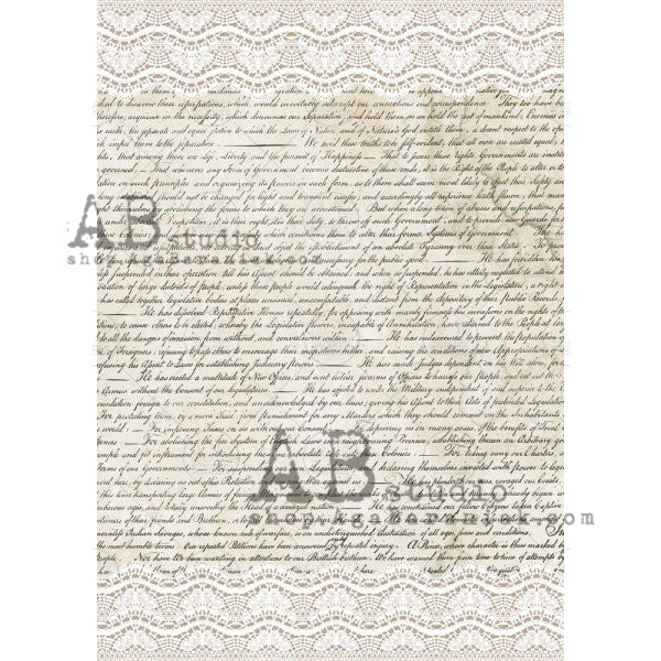 ABstudio Rice Paper - 173 A4) - Rustic Farmhouse Charm